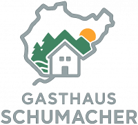 Die Umrandung der Nürburgring Nordschleife mit dem darüberliegenden Schriftzug "Gasthaus - Pension Schumacher"